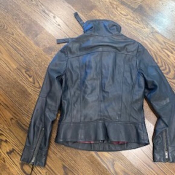 Clearout-Calvin Klein lambskin leather jacket sz M - Picture 7 of 11
